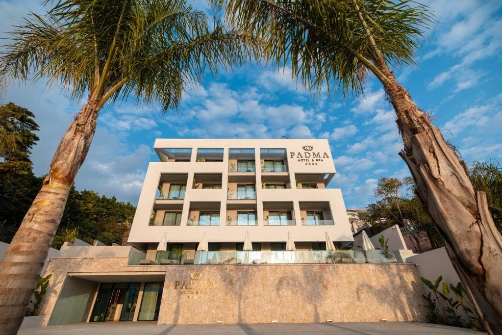 Boutique hotel exterior building in Vlore, Albania