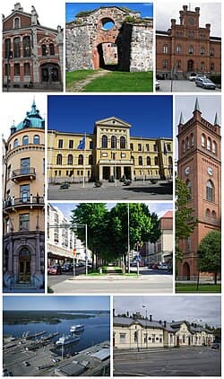 Vaasa Airport and regional transportation options in Vörå, Finland, including bus and train stations