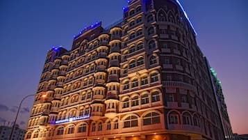 3-star hotel exterior near beach and city center