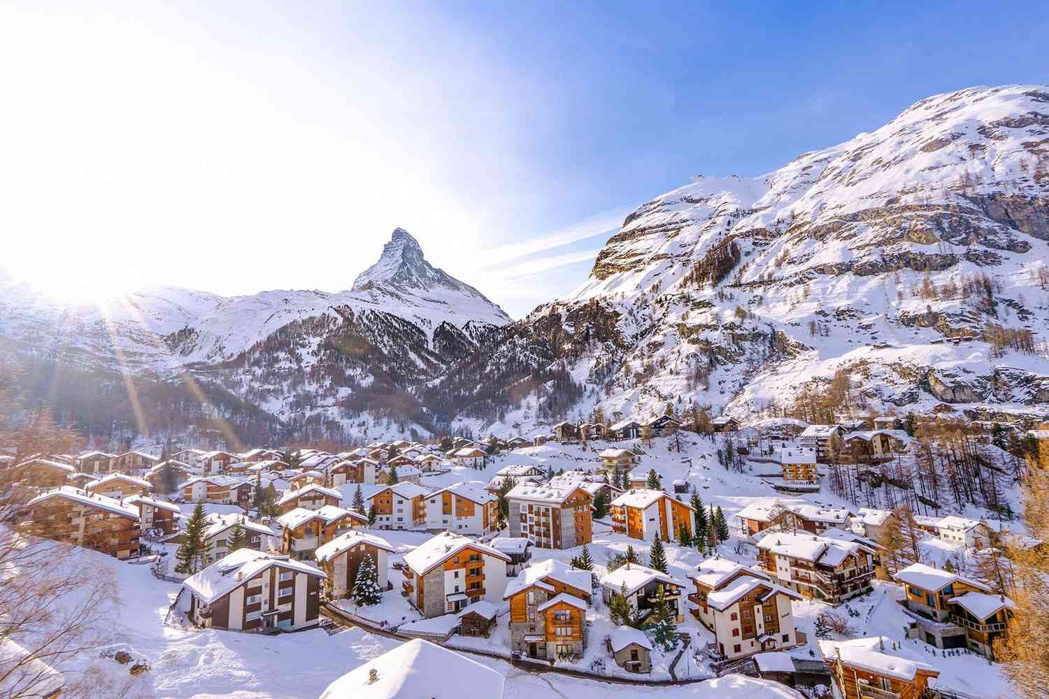 European winter charm with snow-dusted towns, Christmas markets, and alpine scenery