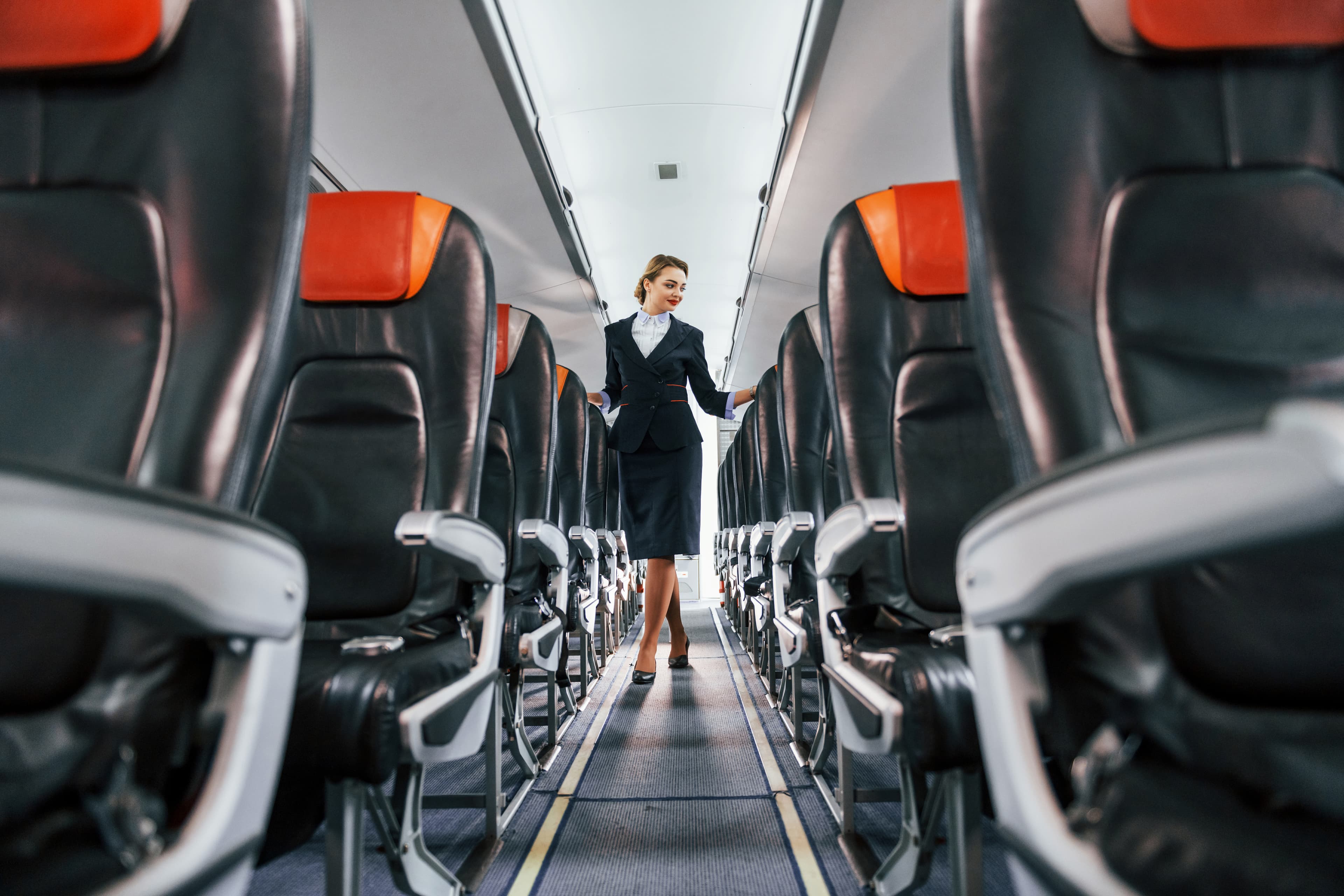 Airlines passenger experience photo highlighting in-flight service, entertainment, and comfort