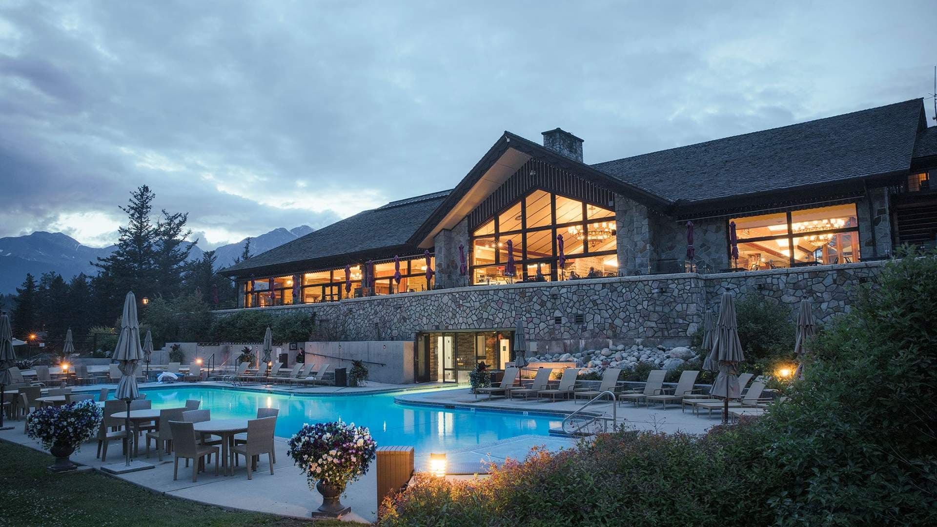 Airport Lounges at Jasper Park Lodge, Canada