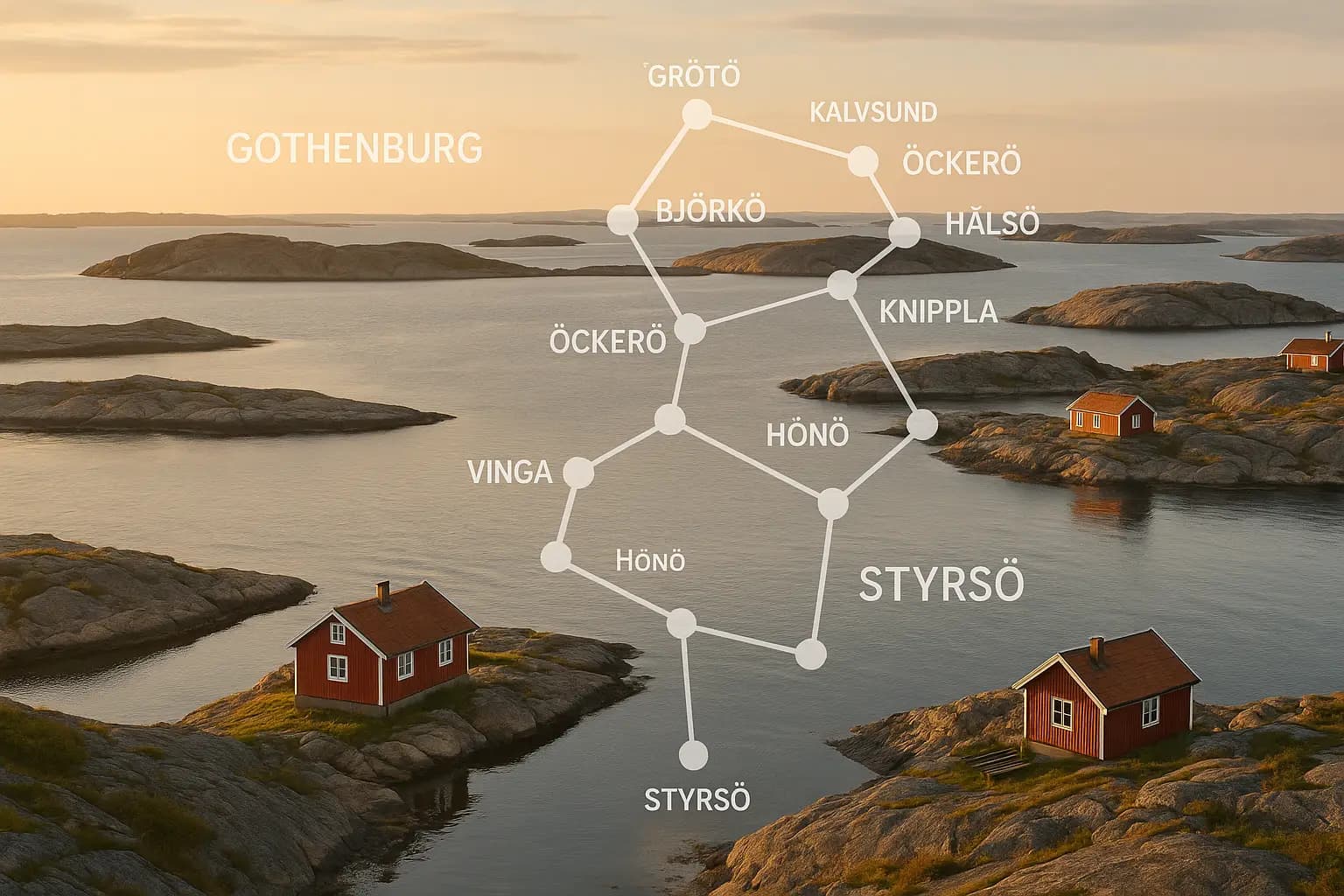 Öckerö Hus hotel showcasing panoramic views of the surrounding archipelago